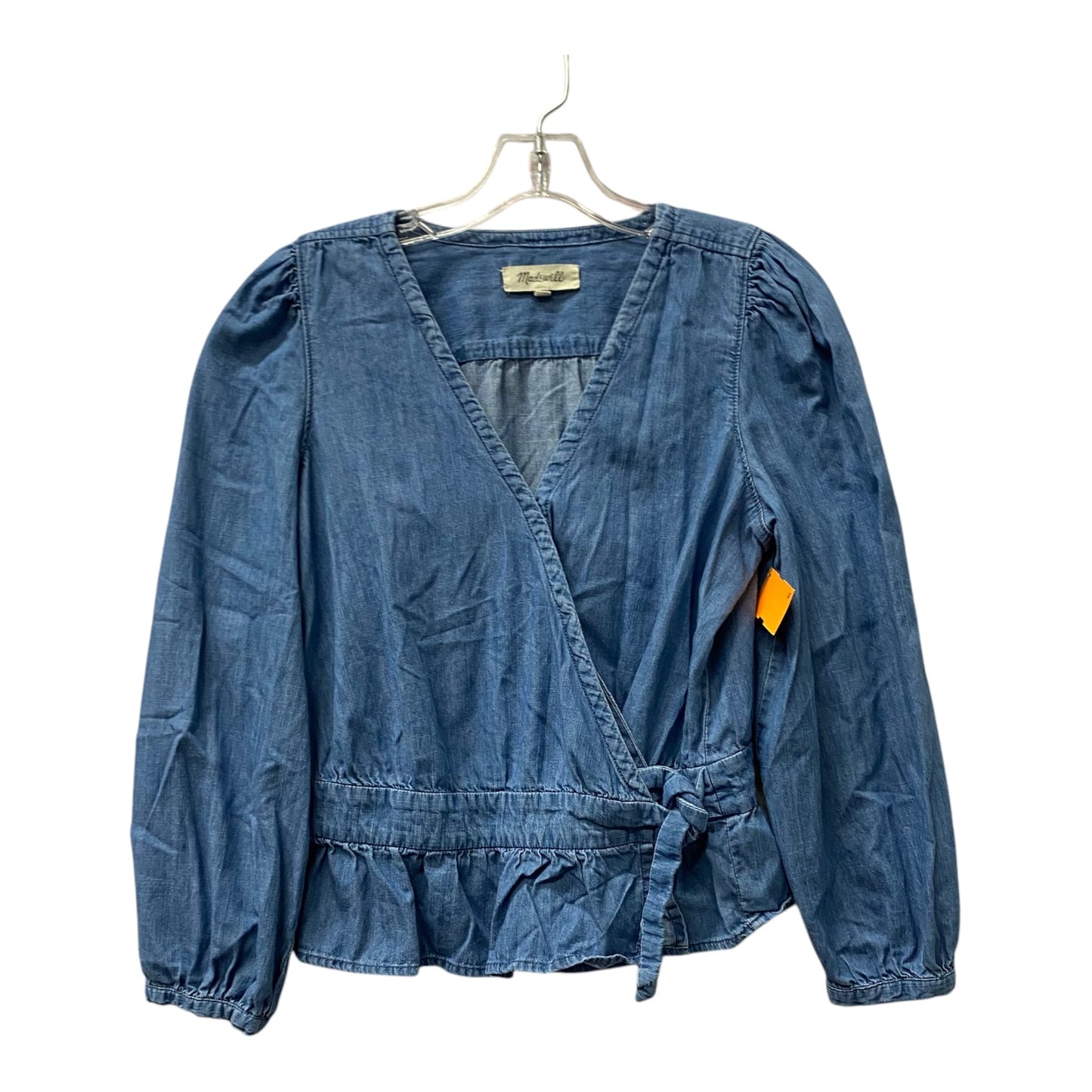 Top Ls By Madewell In Blue Denim, Size:M