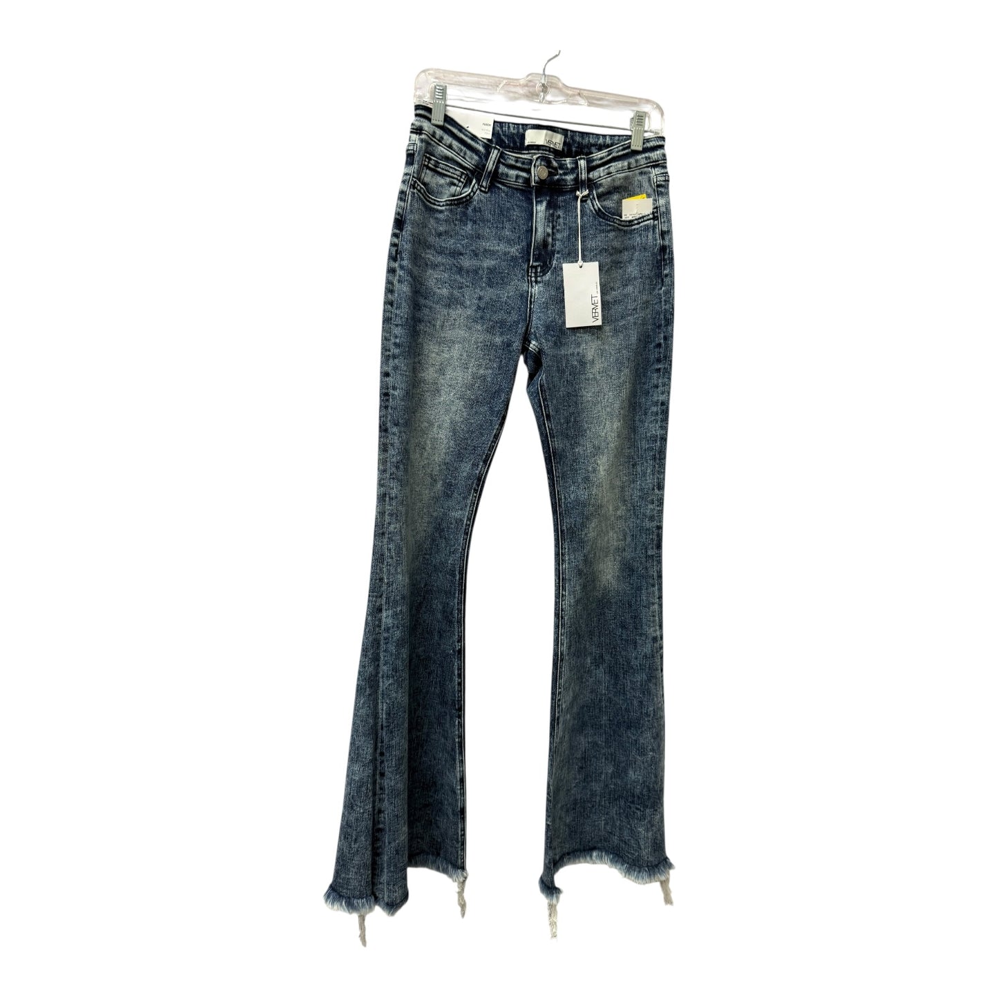 Jeans Flared By Vervet In Blue Denim, Size:8