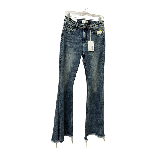 Jeans Flared By Vervet In Blue Denim, Size:8
