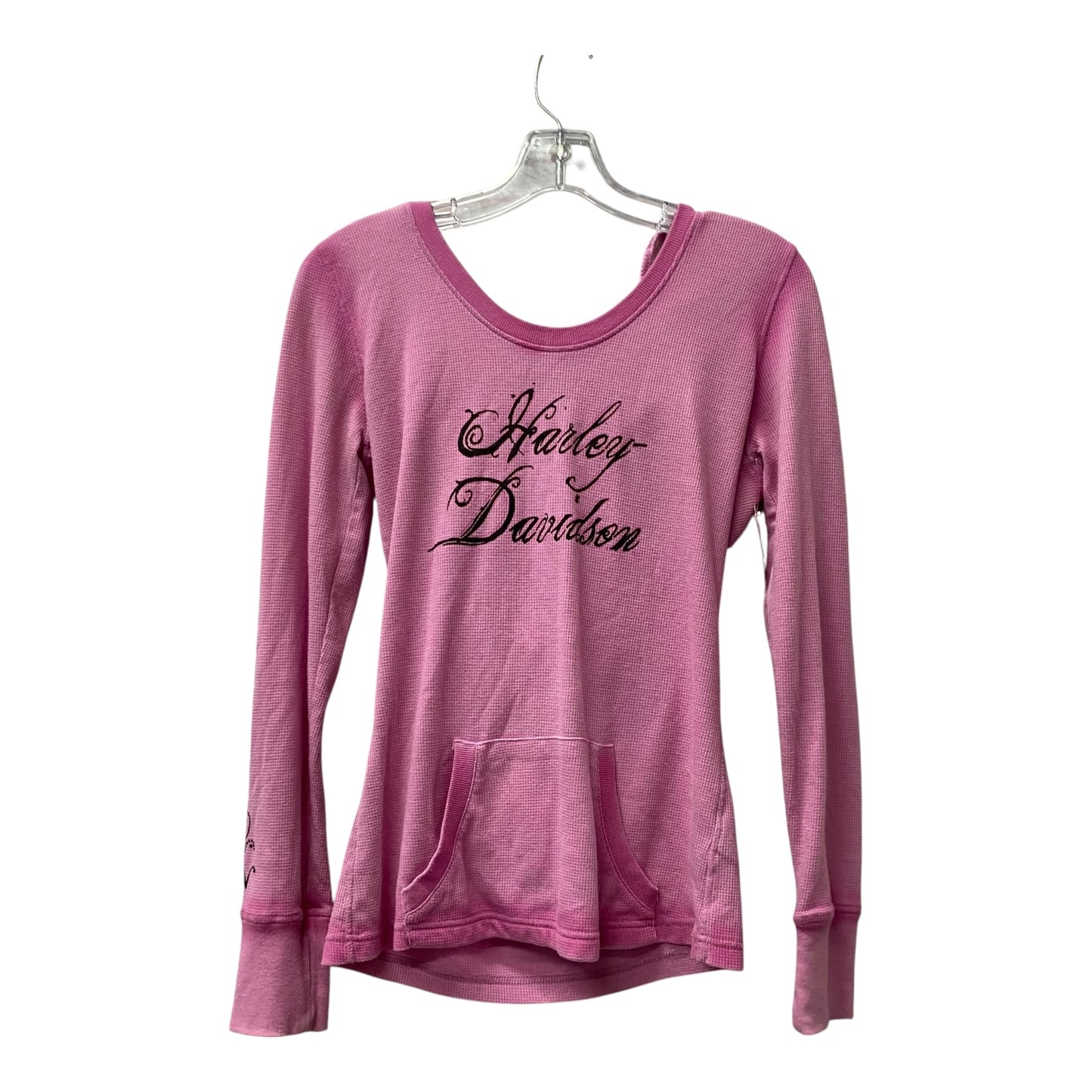 Sweatshirt Hoodie By Harley Davidson In Pink, Size:S