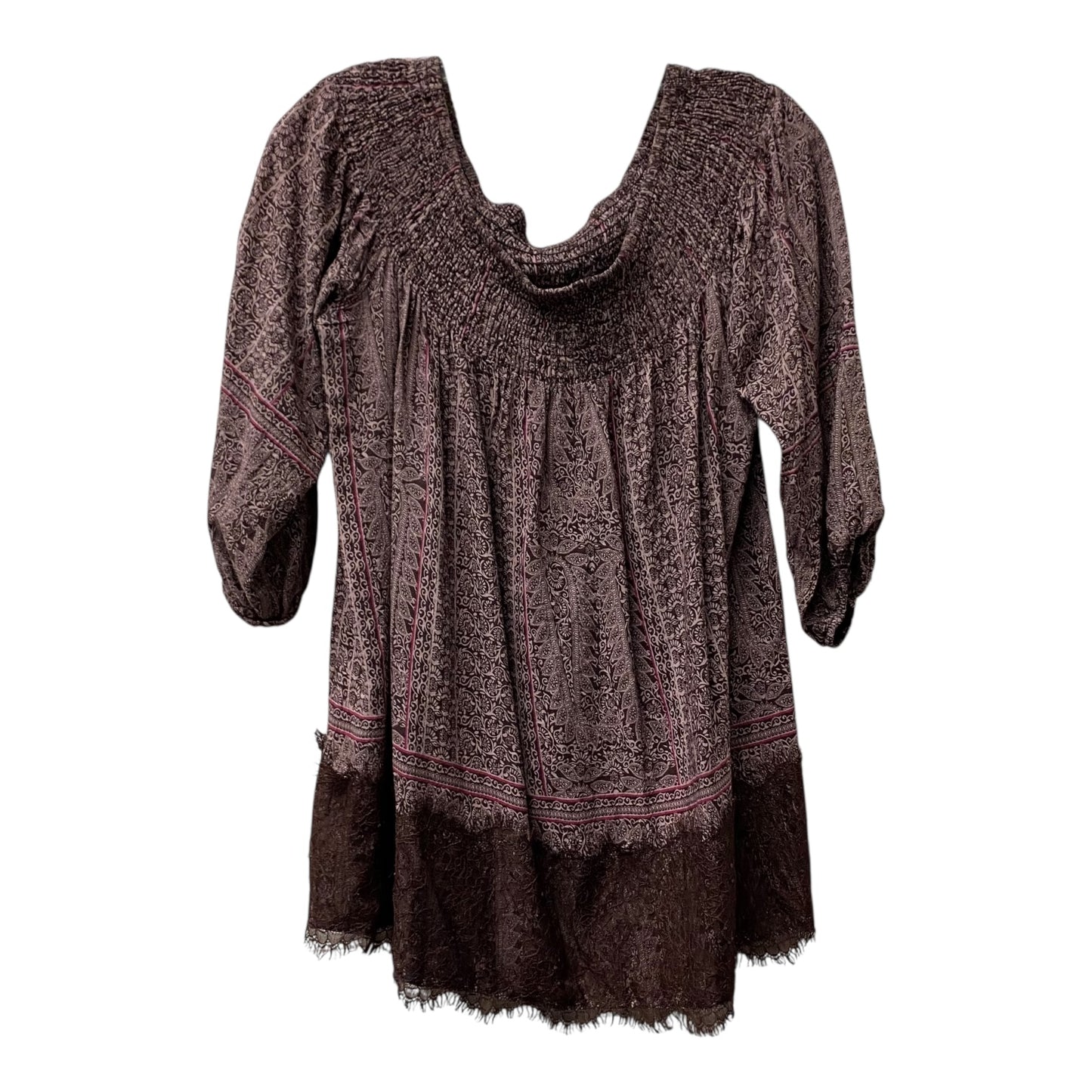 Top Ls By Vanessa virginia In Purple, Size:M
