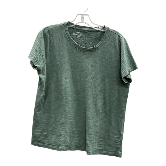 Top Ss Basic By J. Crew In Green, Size:M