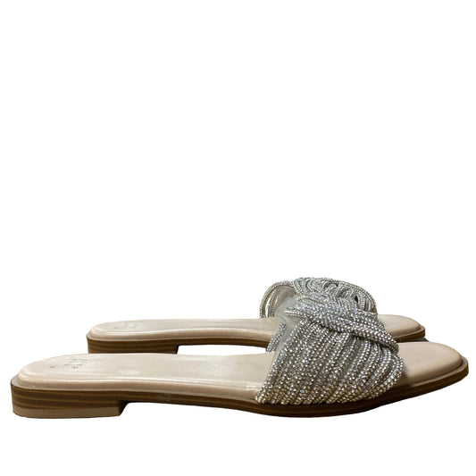 Sandals Flats By A New Day In Silver, Size:11