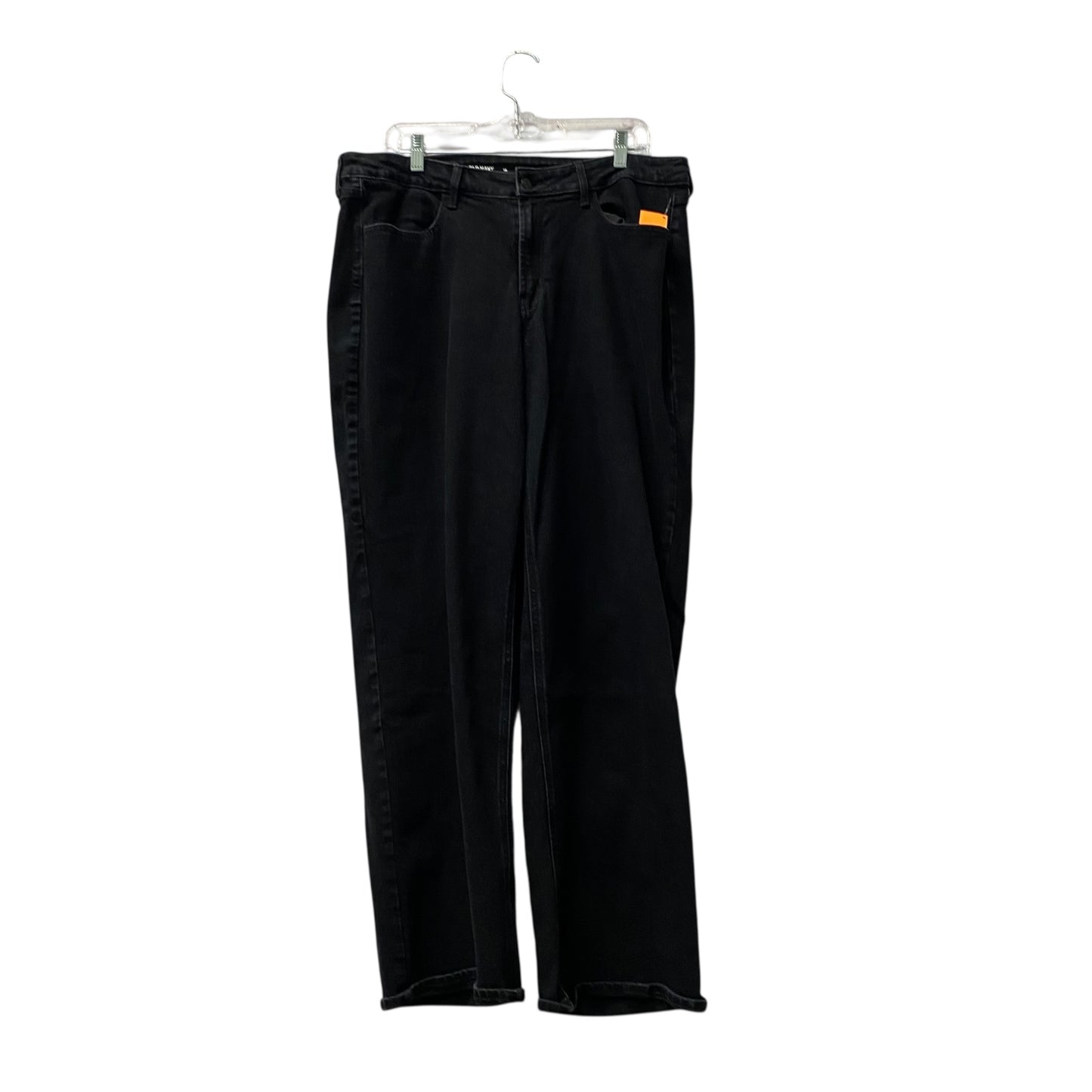 Jeans Wide Leg By Old Navy In Black, Size:16