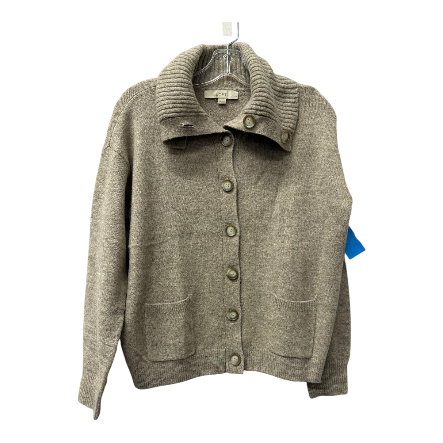 Sweater Cardigan By Loft In Brown, Size:Xsp