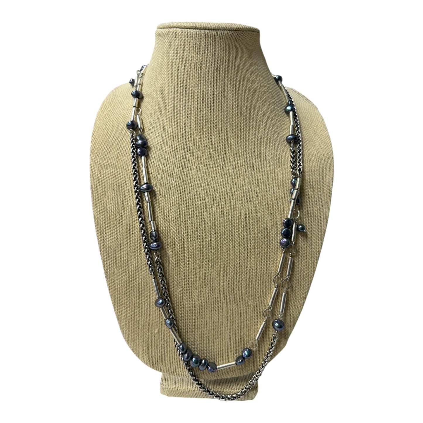 Necklace Layered By Chicos In Blue