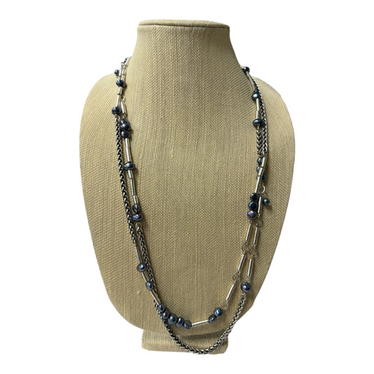 Necklace Layered By Chicos In Blue