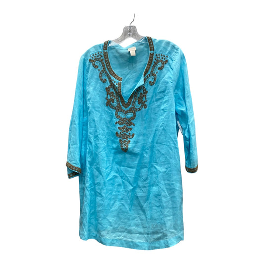 TOP 3/4 SLEEVE by CHICOS In TEAL, Size: XL