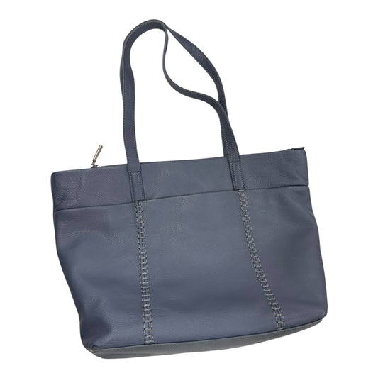 Handbag Leather By The Sak In Blue, Size:Medium
