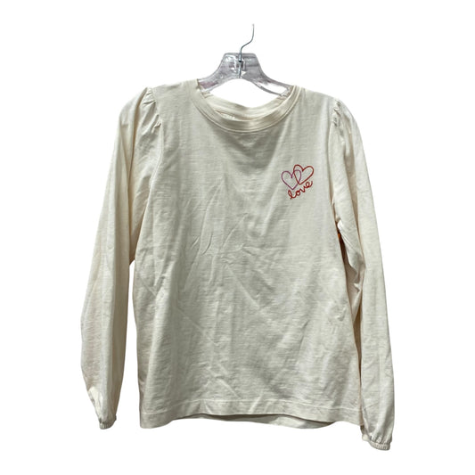Top Ls By Loft In Beige, Size:M