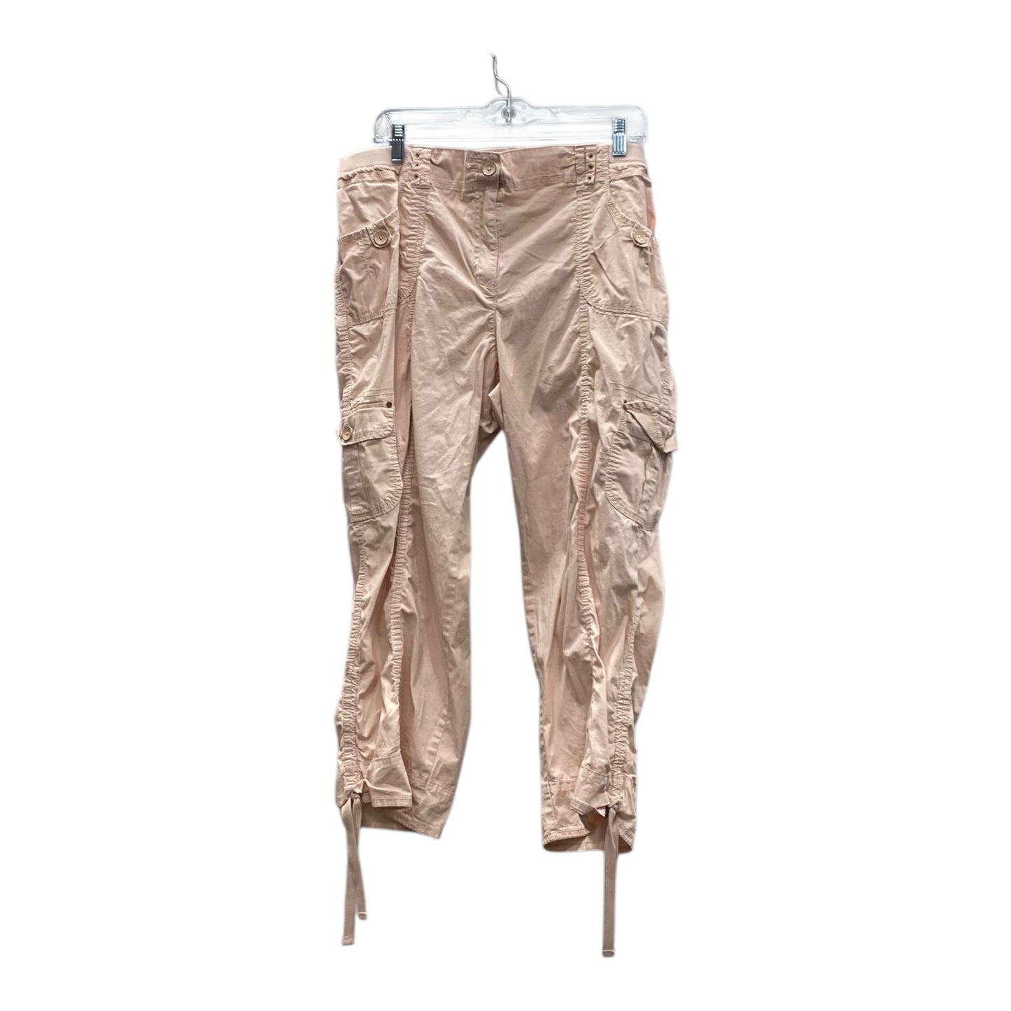 Capris By Chicos In Peach, Size:14