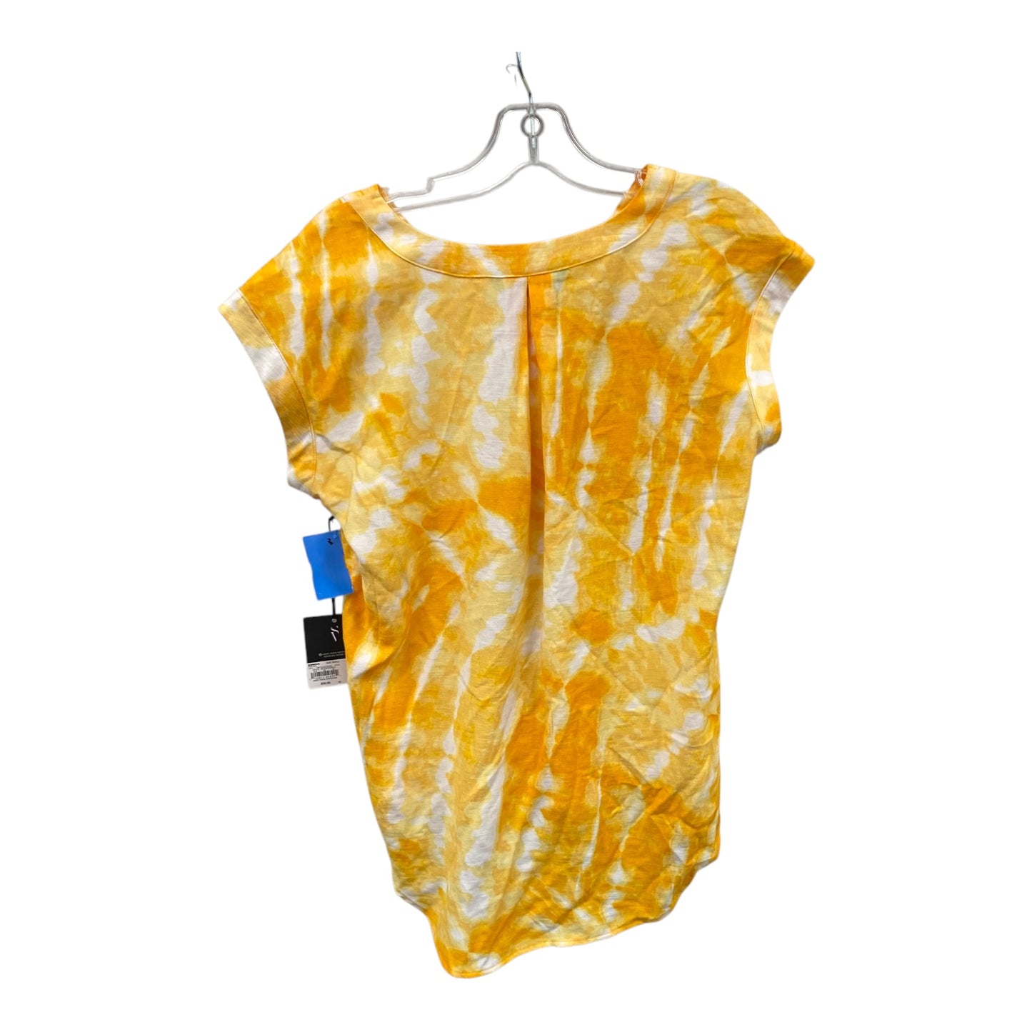 Top Ss By Simply Vera In Orange & Yellow, Size:S