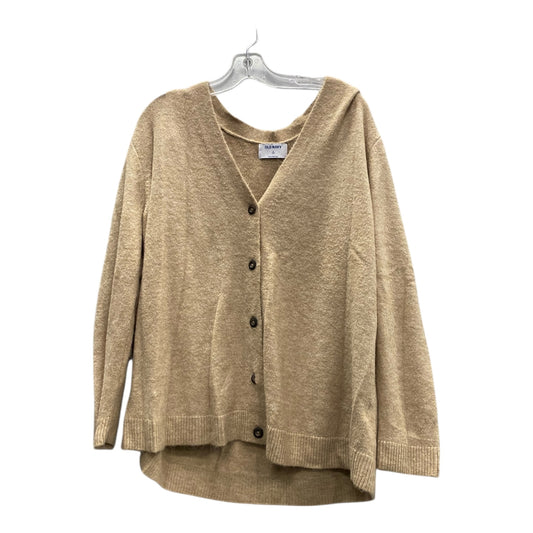 Sweater Cardigan By Old Navy In Tan, Size:1X