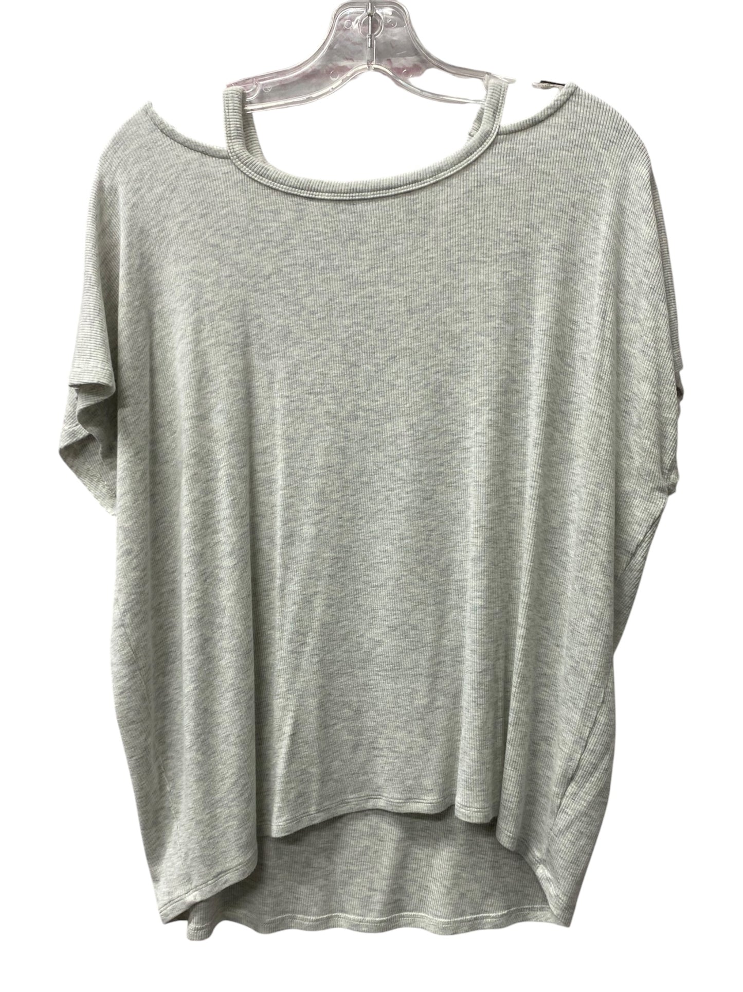 Athletic Top Ss By Athleta In Grey, Size:S