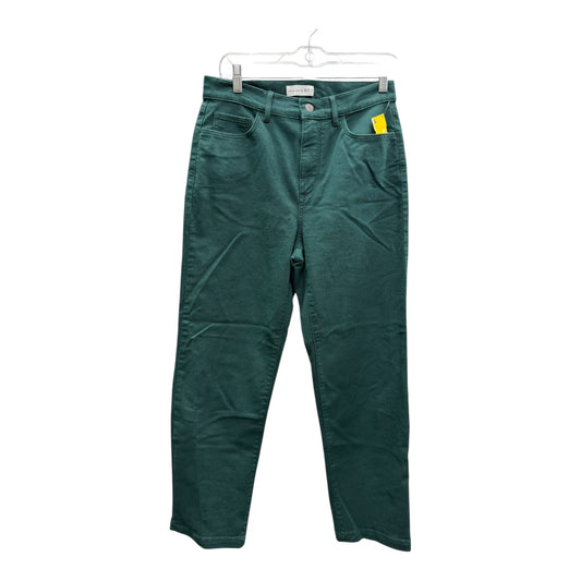 Jeans Straight By Loft In Green, Size:4