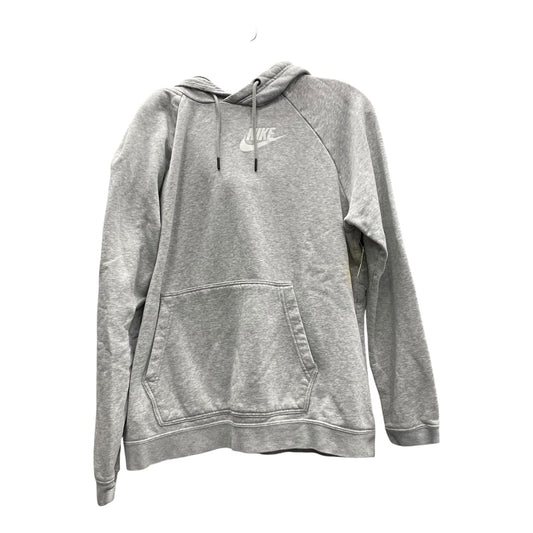 Athletic Sweatshirt Hoodie By Nike Apparel In Grey, Size:Xl