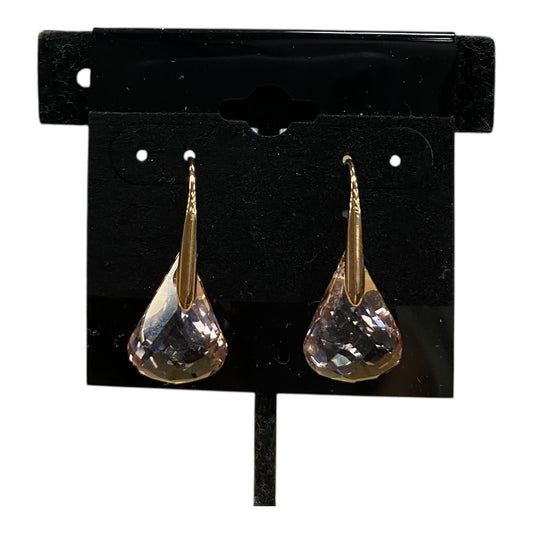 Earrings Designer By Swarovski In Gold