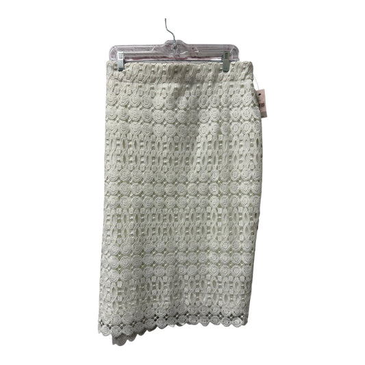 Skirt Mini & Short By Lane Bryant In White, Size:20