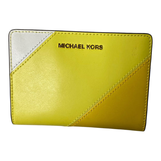 Wallet Designer By Michael Kors In Yellow, Size:Medium