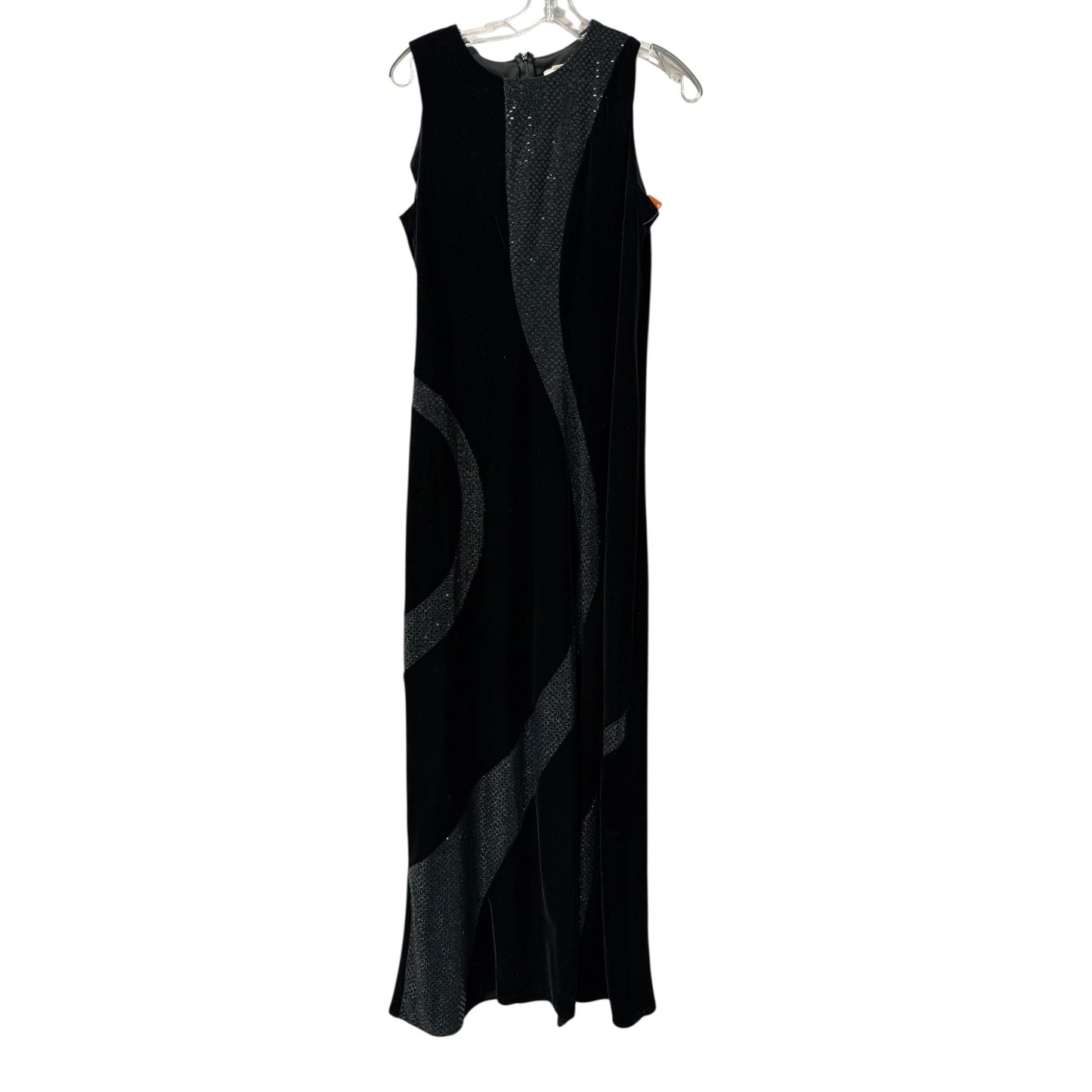 Dress Party Long By Betsy And Adam In Black, Size:L