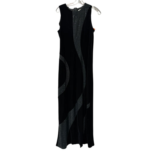 Dress Party Long By Betsy And Adam In Black, Size:L