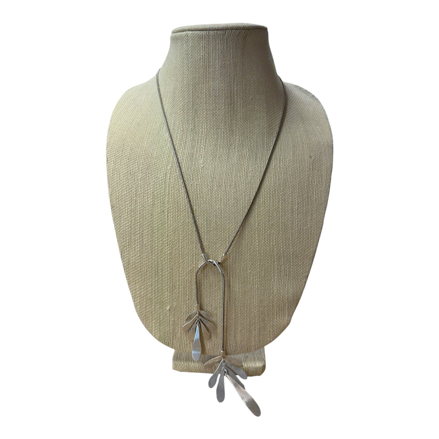 Necklace Pendant By J. Jill In Silver