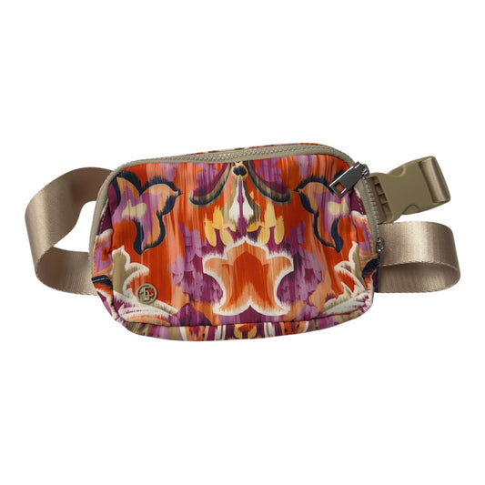 Belt Bag By Chicos In Orange & Purple, Size:Small