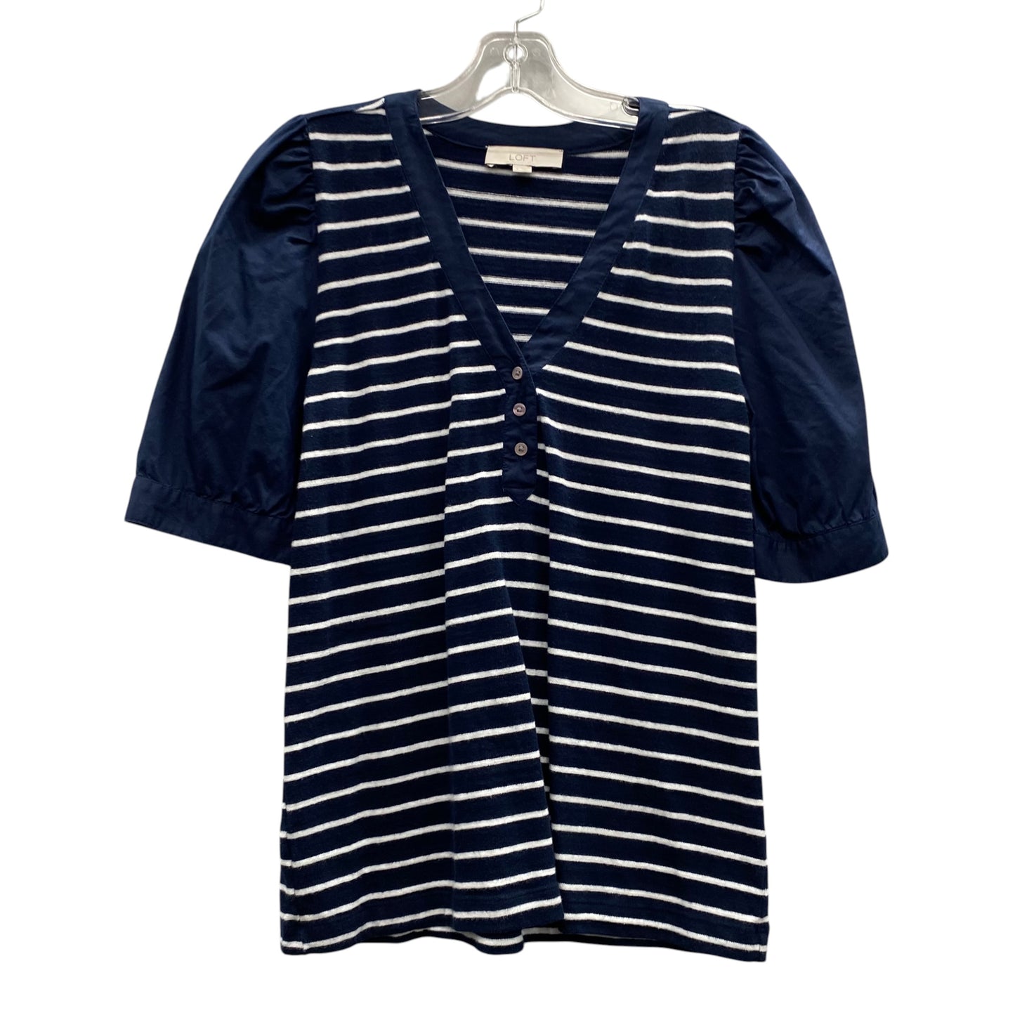 Top Ss By Loft In Blue, Size:S