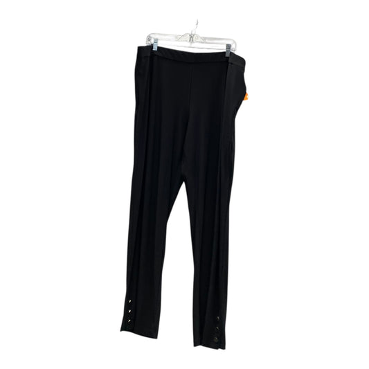 Pants Dress By Dennis Basso Qvc In Black, Size:16