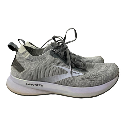 Shoes Athletic By Brooks In Grey, Size:9.5
