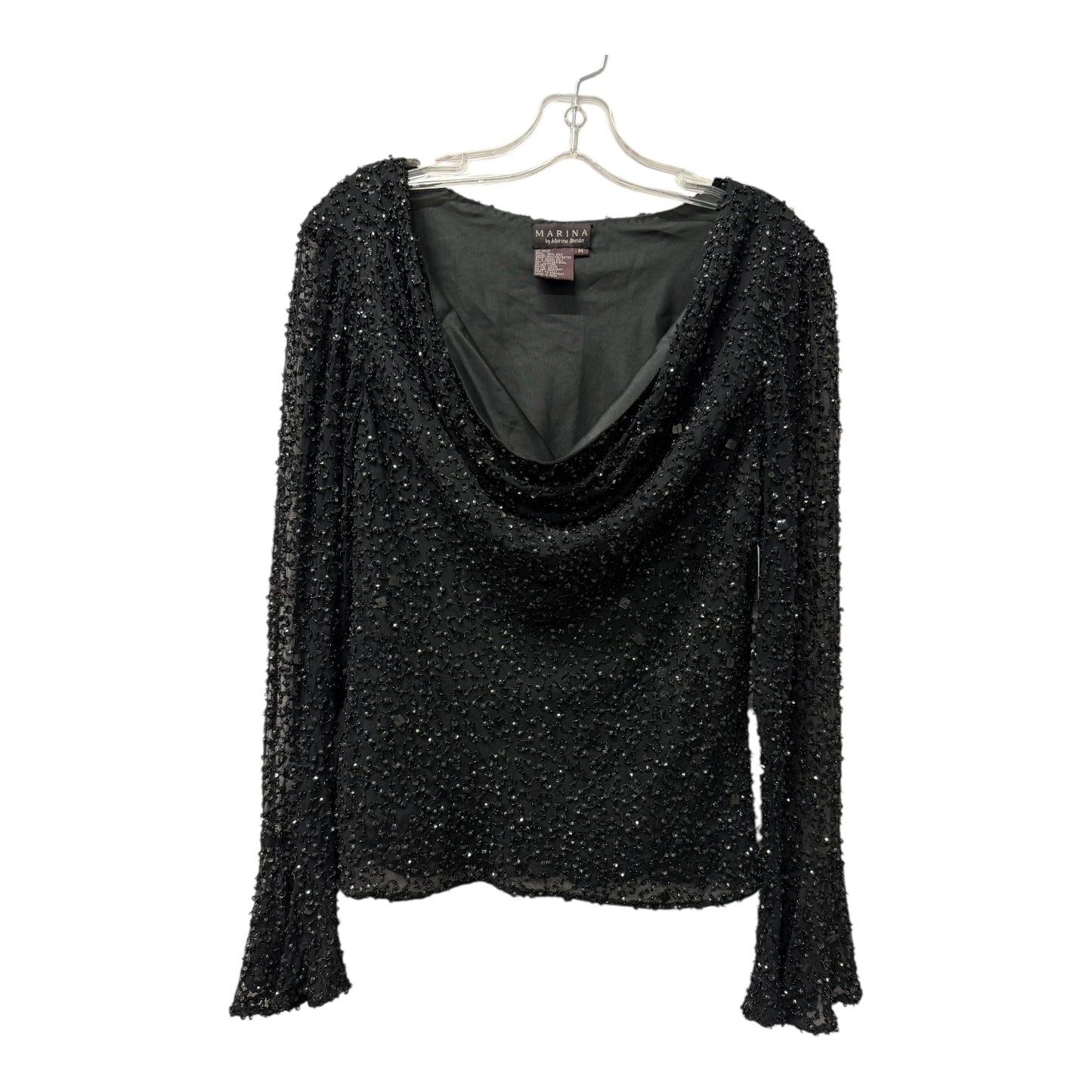 Top Ls By Marina In Black, Size:M