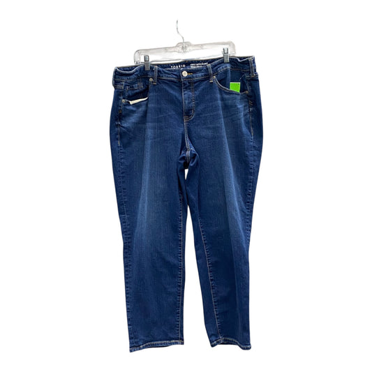 Jeans Boyfriend By Torrid In Blue Denim, Size:20