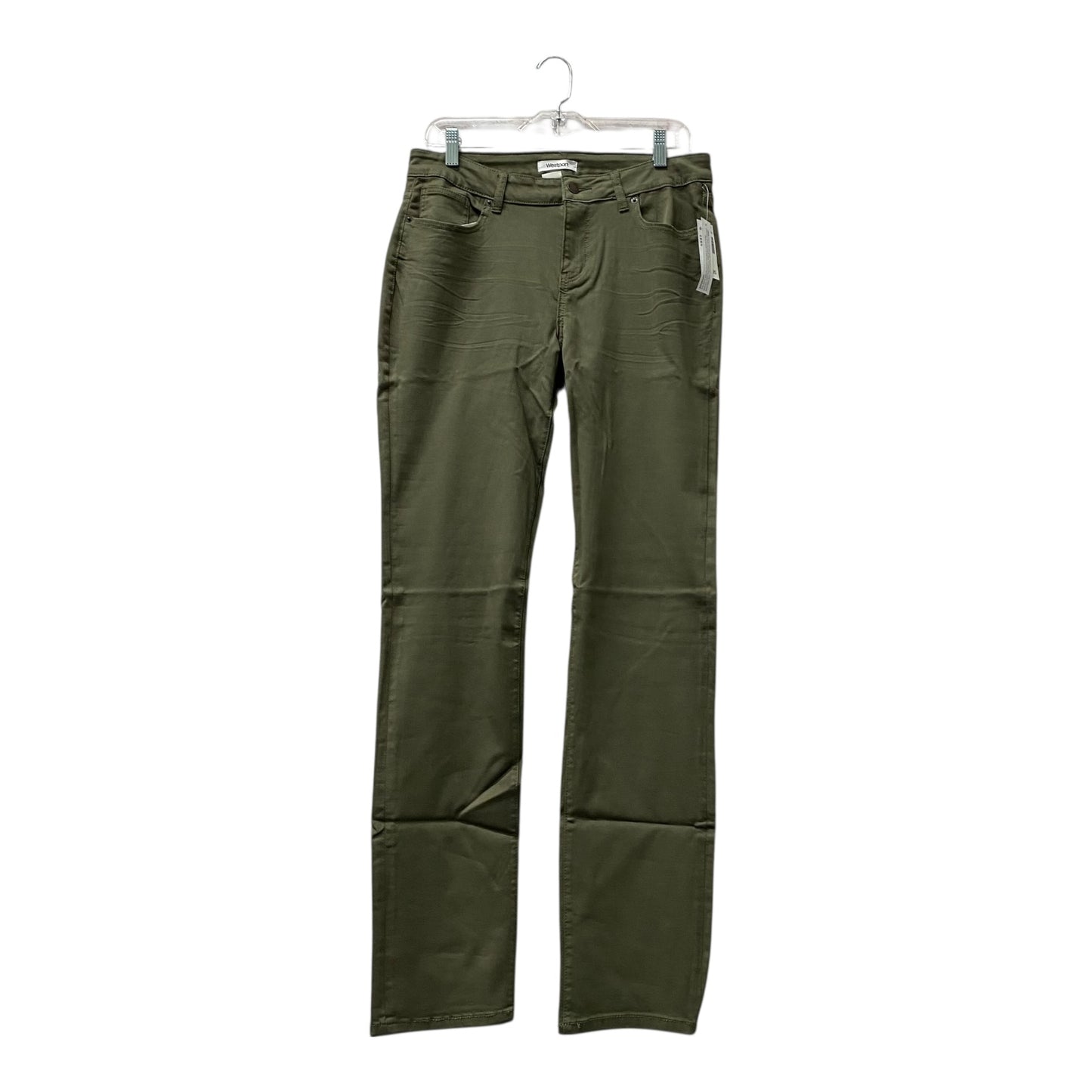 Jeans Straight By Westport In Green, Size:8