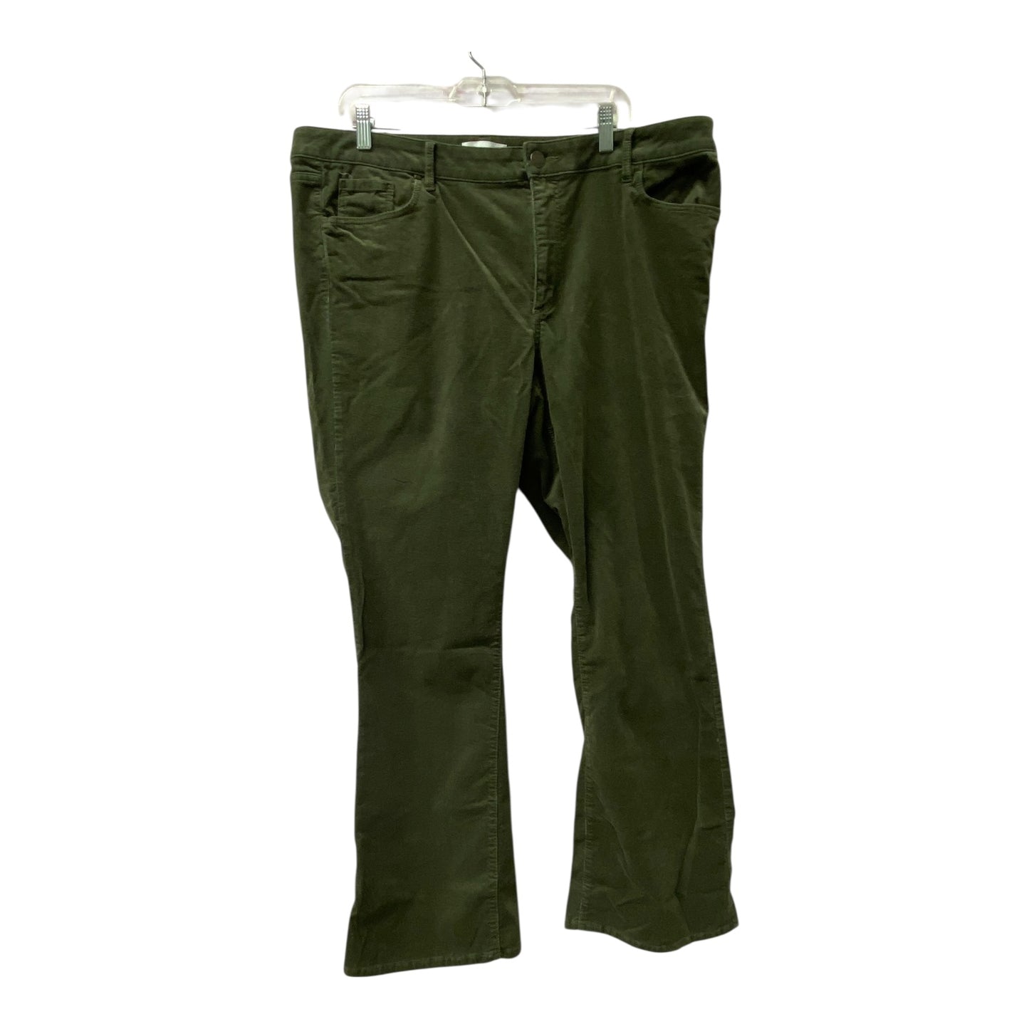 Pants Corduroy By Loft In Green, Size:18