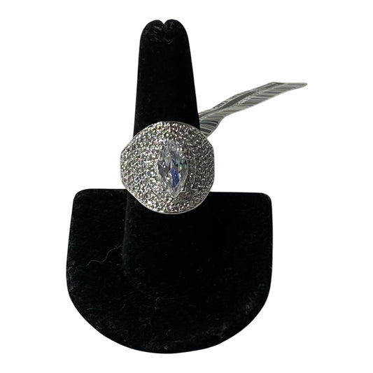Ring Sterling Silver In Silver Size 7.5