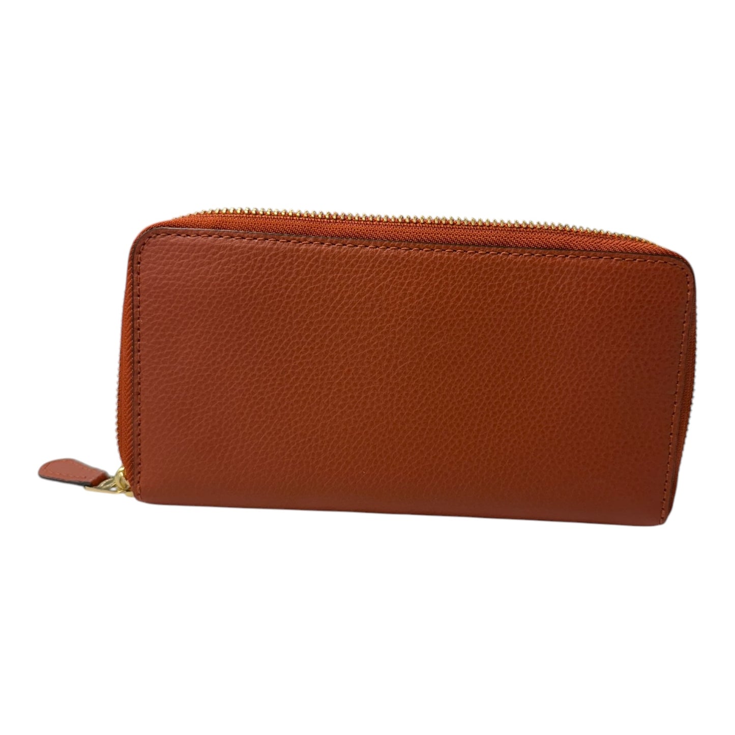 Wallet Designer By Coach In Orange, Size:Large