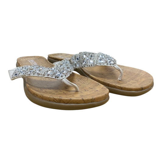 Sandals Flats By Kenneth Cole In White, Size:10