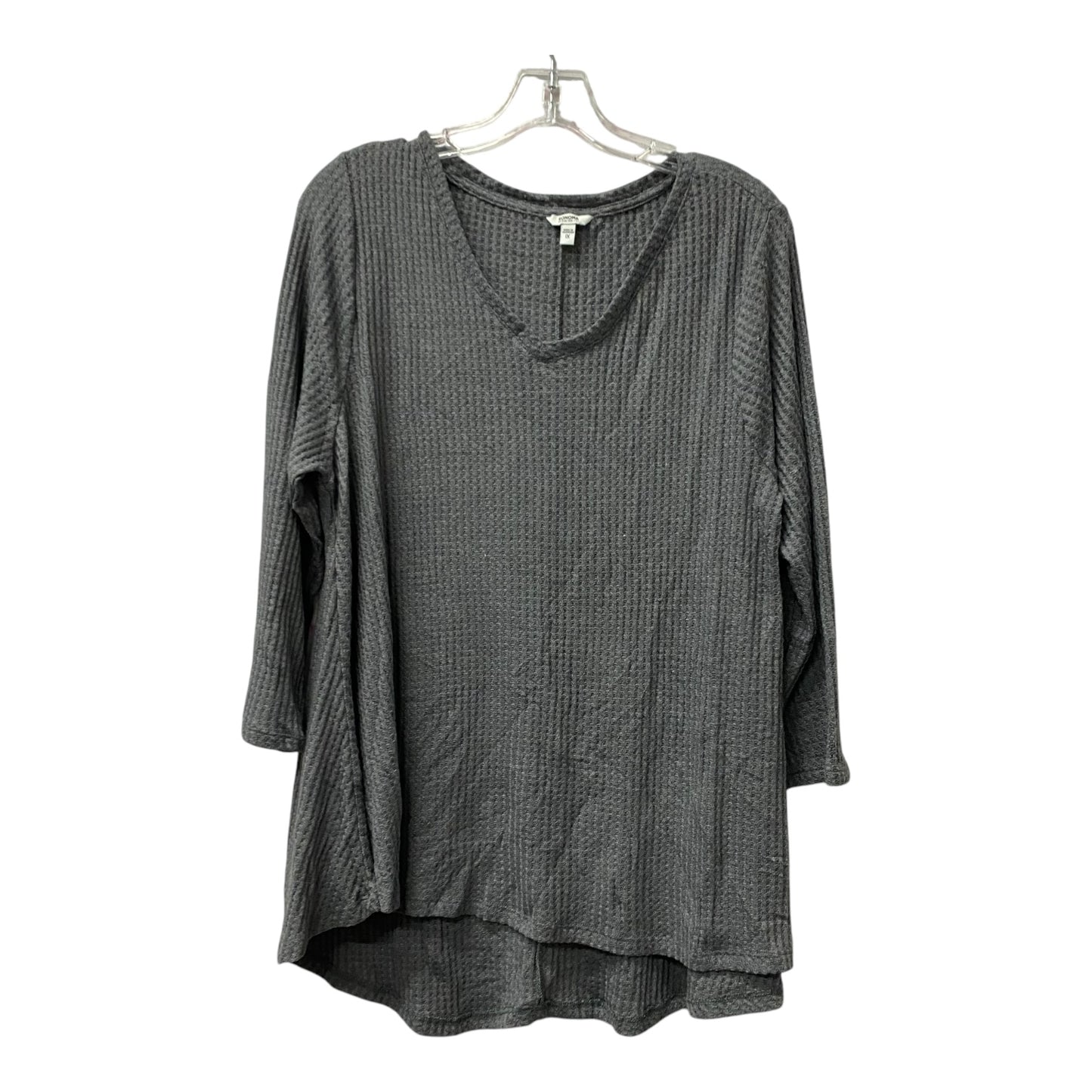 Top Ls By Sonoma In Grey, Size:1X