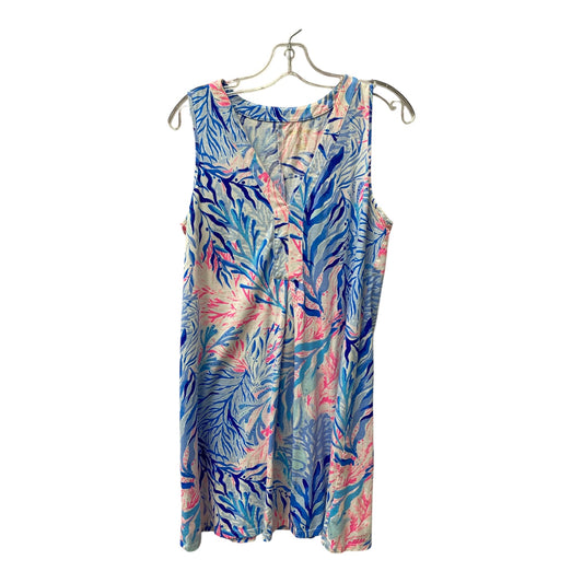 Dress Designer By Lilly Pulitzer In Blue & Pink, Size:M
