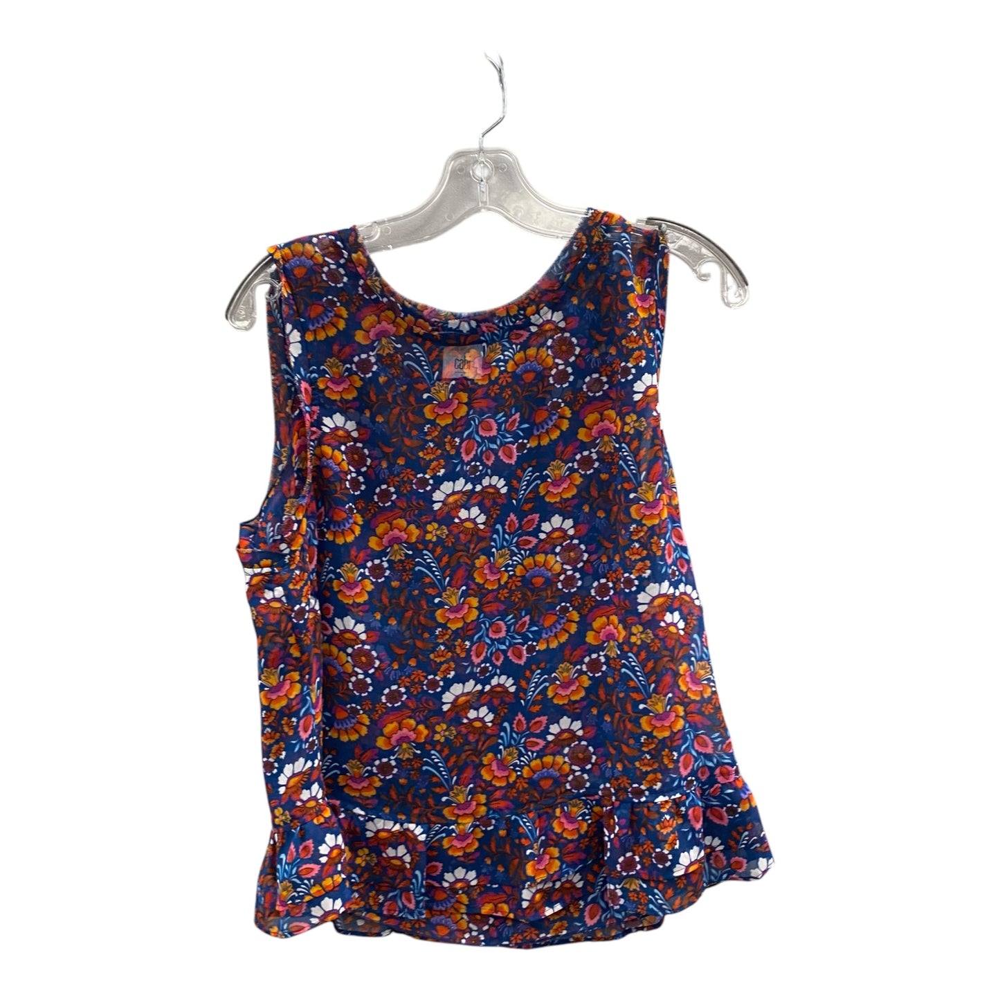 Top Sleeveless By Cabi In Blue, Size:S