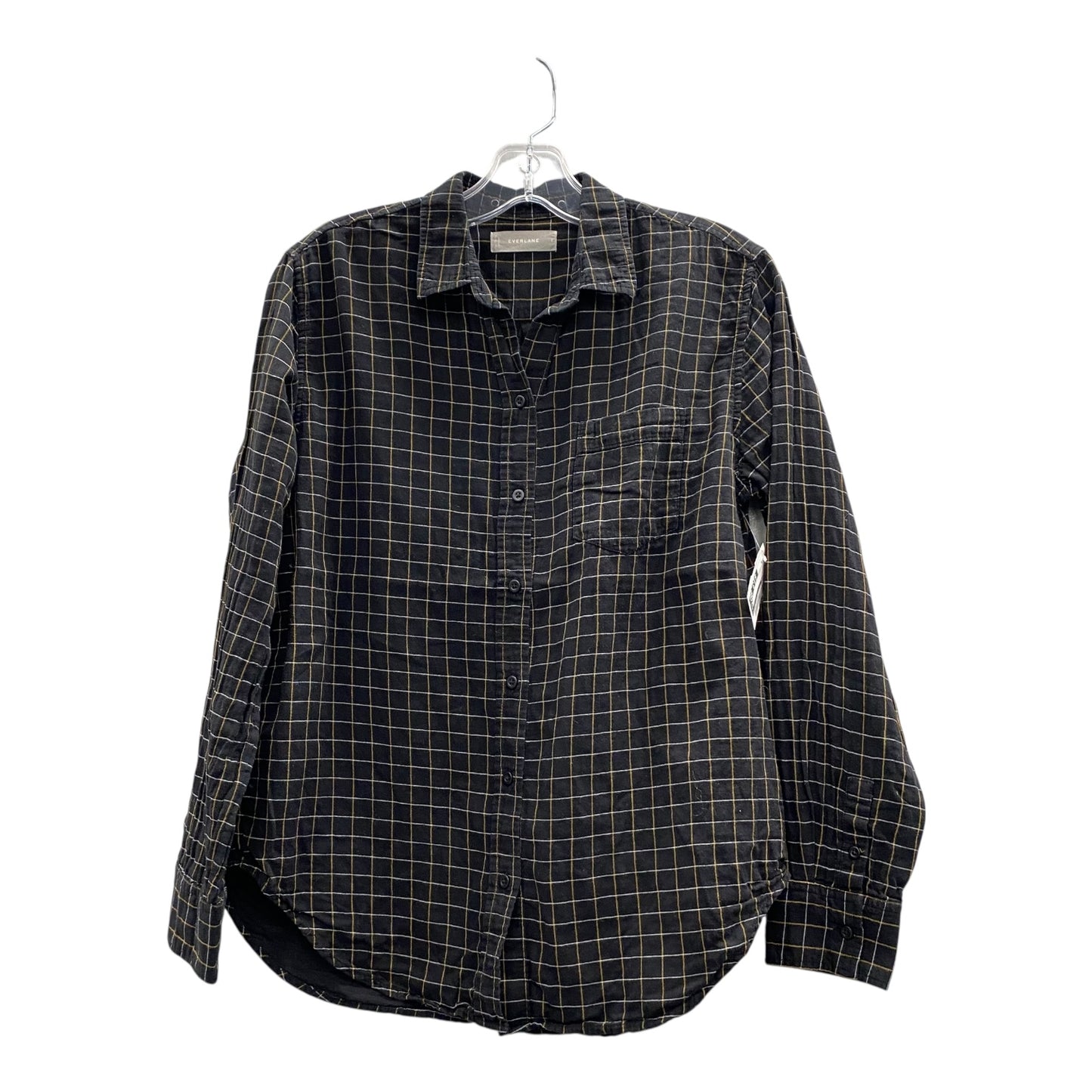 Top Ls By Everlane In Black, Size:S