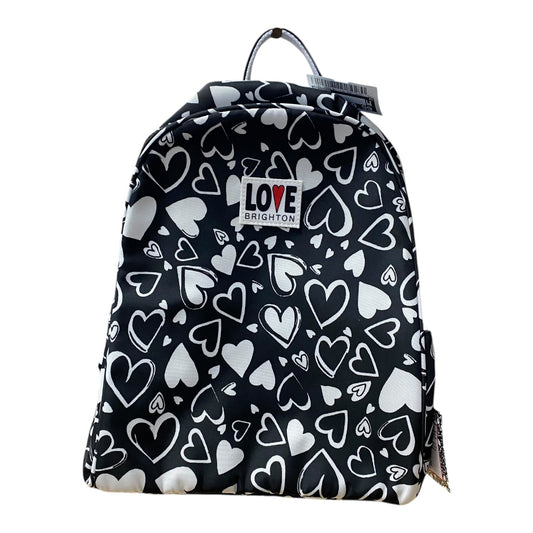 Backpack By Brighton In Black & White, Size:Small