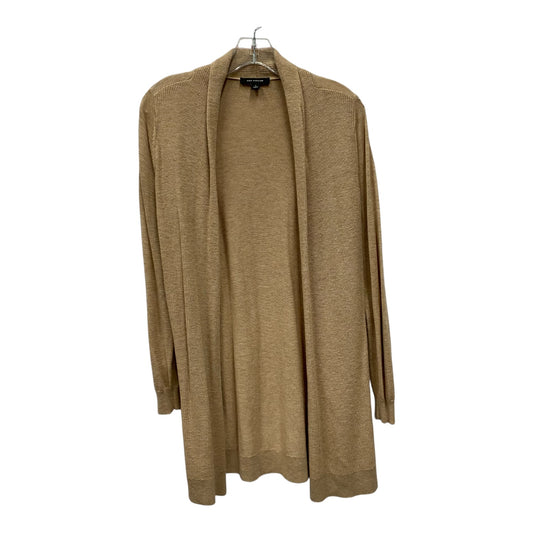 Sweater Cardigan By Ann Taylor In Tan, Size:S