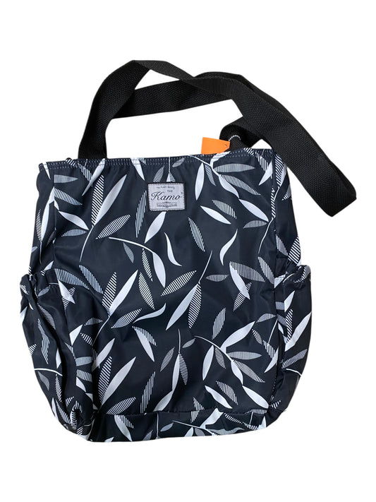 Handbag By kamo In Black & White, Size:Medium