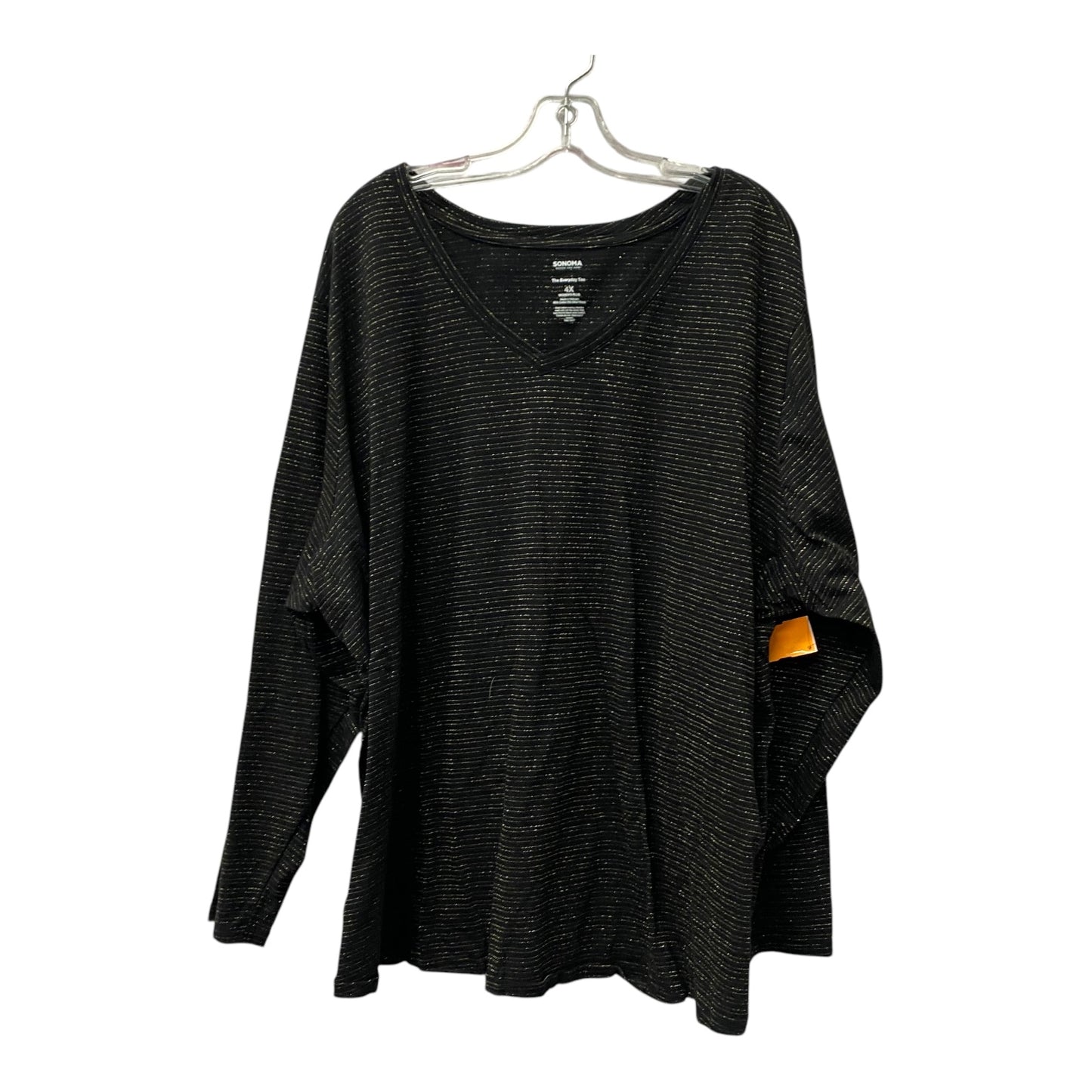 Top Ls By Sonoma In Black, Size:4X