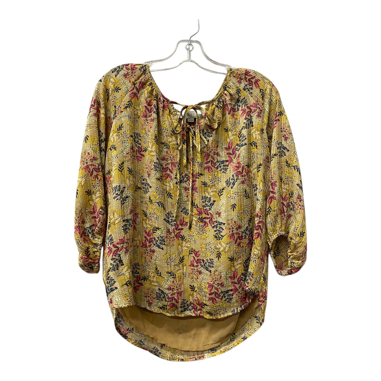 Top Ls By Loft In Tan, Size:Mp