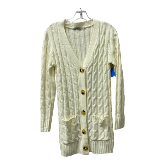 Sweater Cardigan By Cme In Cream, Size:S