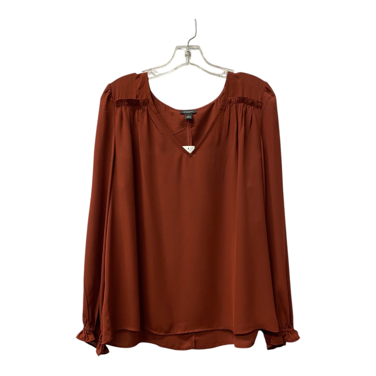 Top Ls By Ann Taylor In Red, Size:L