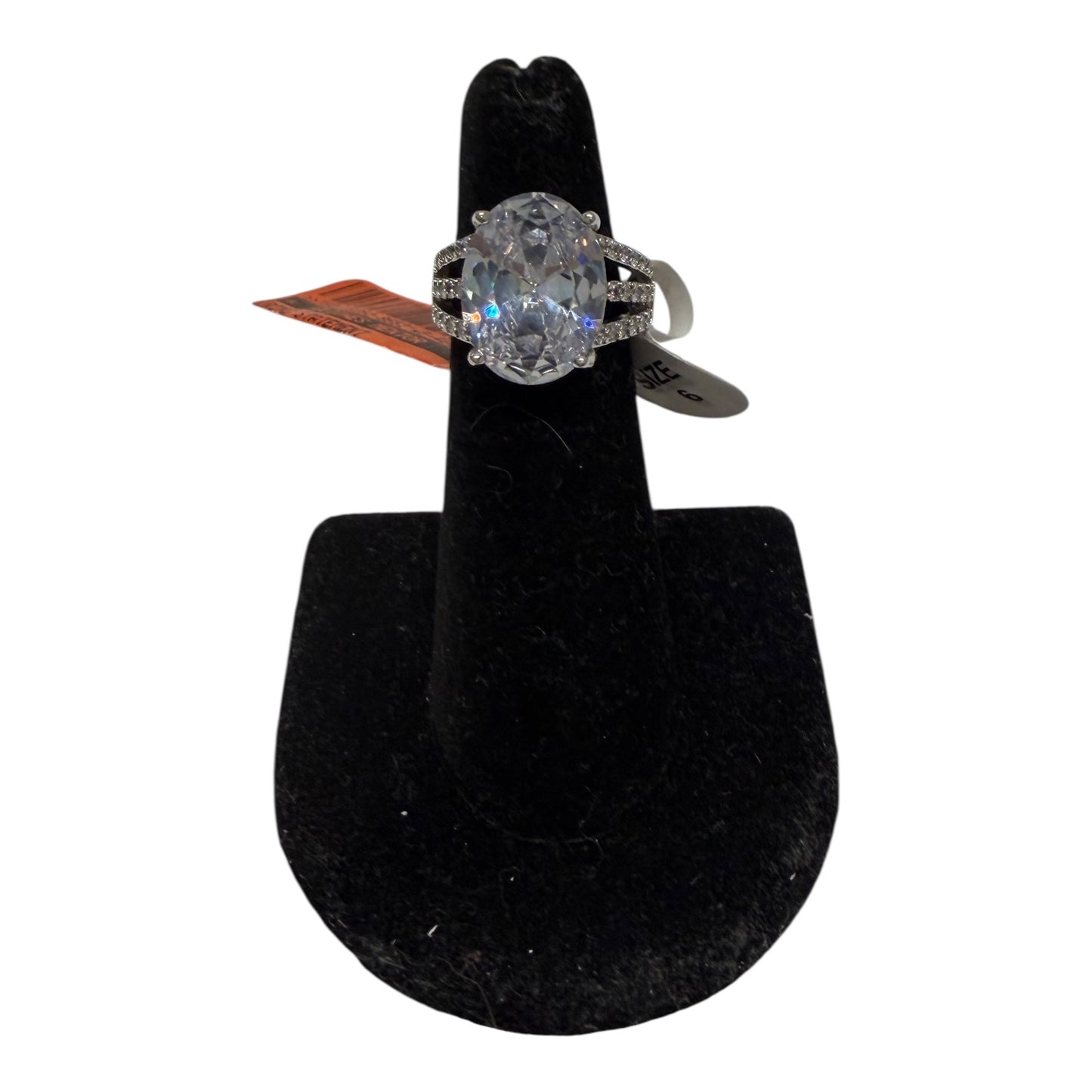 Ring Statement In Silver, Size:6