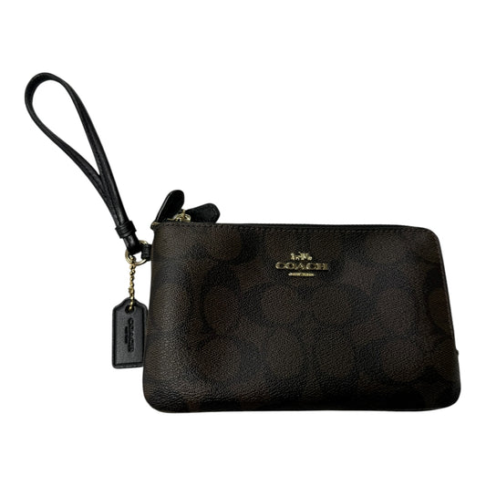 Wristlet Designer By Coach In Brown, Size:Small